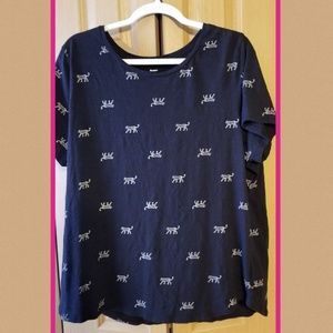 Old Navy Leopard Tshirt sz XXL
